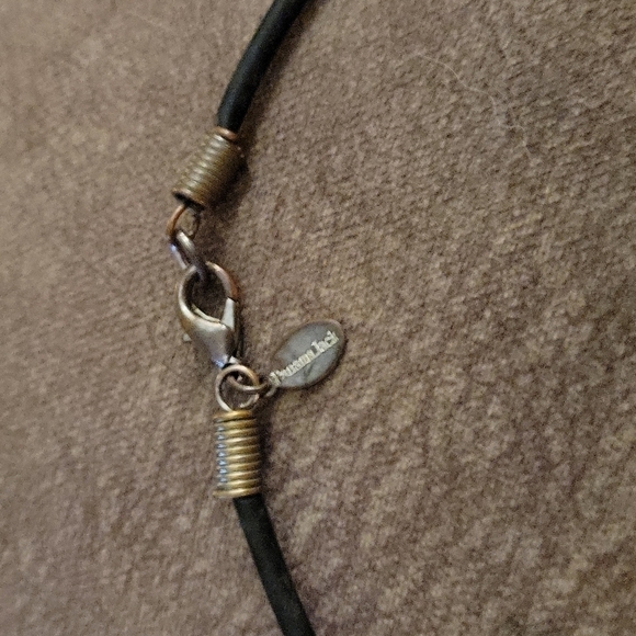 VTG PANAMA JACK Dragon Pendant Split Tube Unisex Castlecore Choker Necklace - Picture 6 of 8